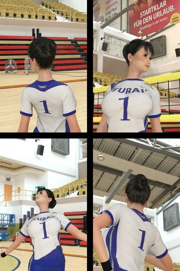 最強のグラドル女子バレー選手『本藤まな』の女子バレーユニフォーム写真集 VolleyFighter-03