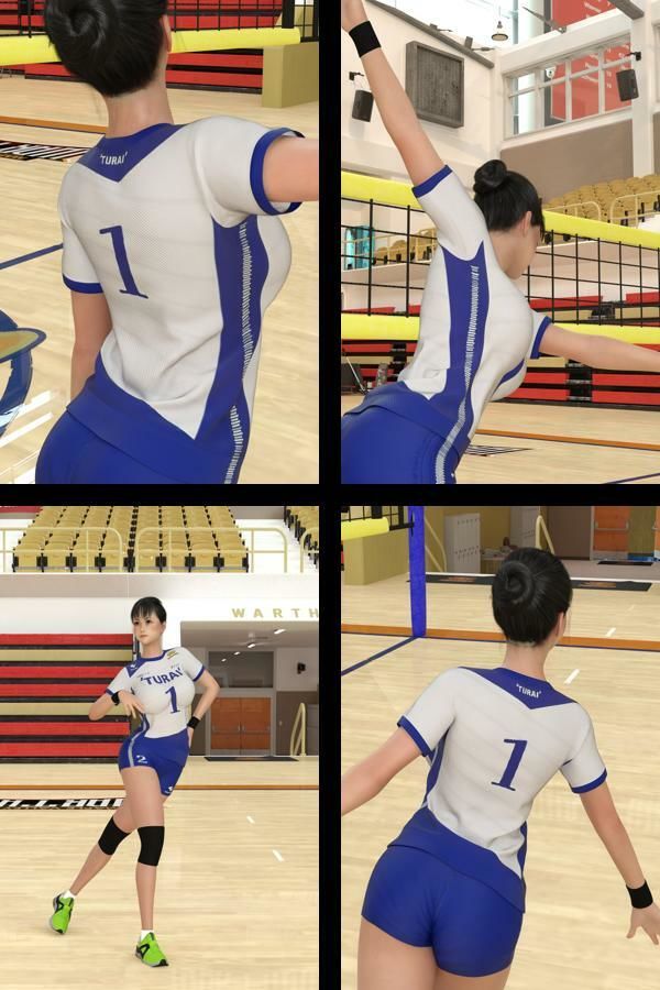 最強のグラドル女子バレー選手『本藤まな』の女子バレーユニフォーム写真集 VolleyFighter-03