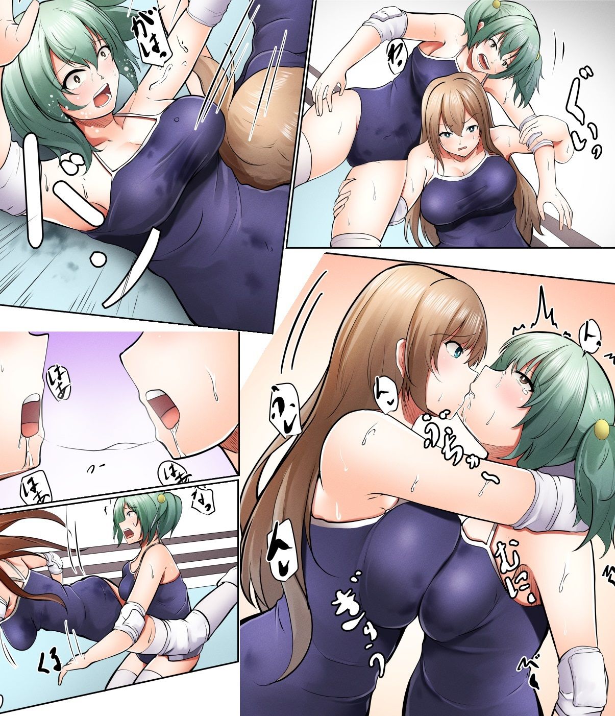 学校で女子プロレス！ 全員失神失禁 むちむちJKマッチ編