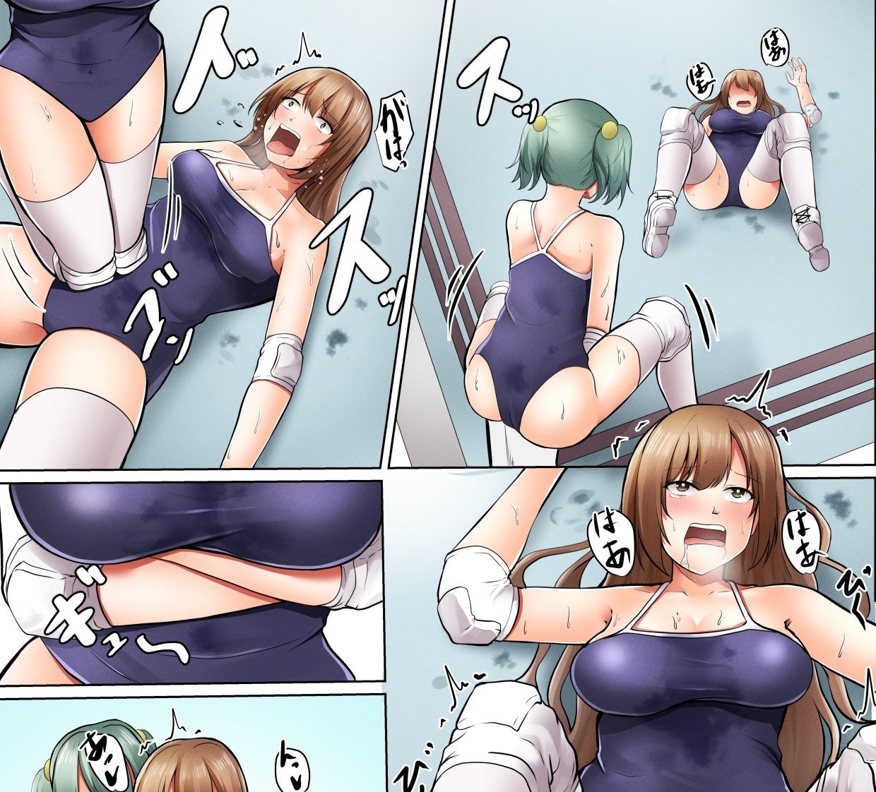 学校で女子プロレス！ 全員失神失禁 むちむちJKマッチ編