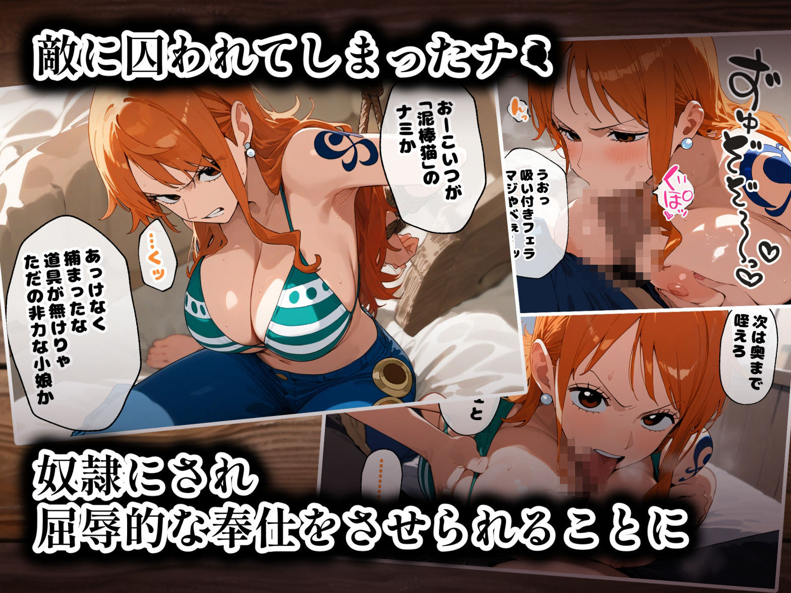 【セリフ付き】ヒロイン敗北〜囚われた女航海士は快楽に溺れる〜