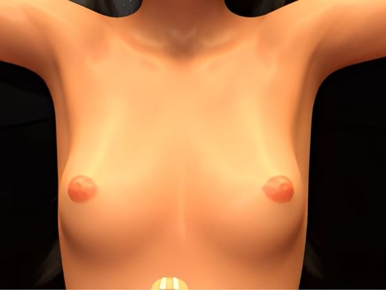 日焼けふたなり貧乳少女のW性器責め