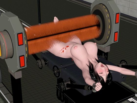 拘束むすめに仕上げに出血大ブラッシング