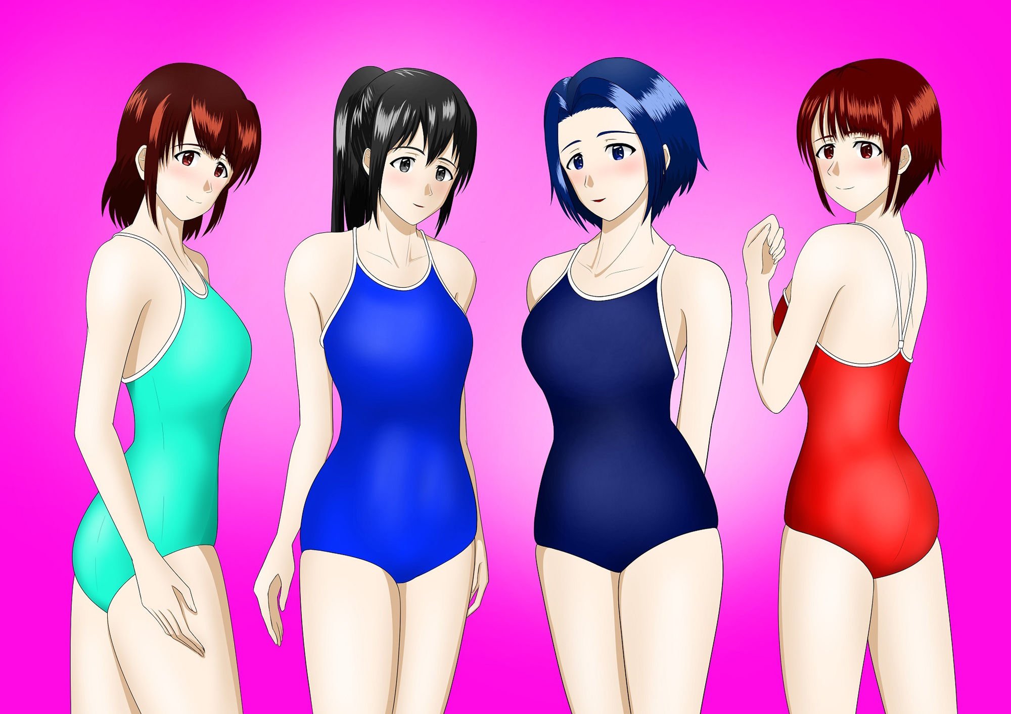 お姉さん達がスク水で百合えっちするための島の話