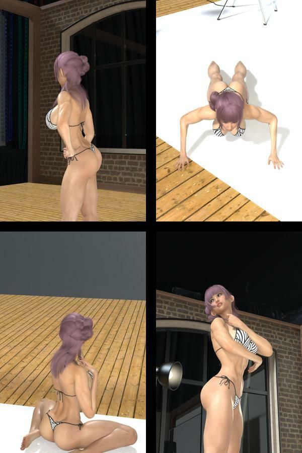 最強のギャルキャバ嬢ボディビルダー『金城史恵（きんじょうふみえ）』の筋肉質ムキムキ写真集 Muscler-02