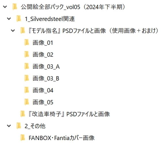Silveredsteel＆らいどないん 公開絵全部パック vol.05 （2024年下半期）