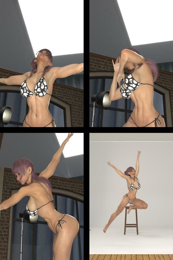 【TD100】最強のギャルキャバ嬢ボディビルダー『金城史恵(きんじょうふみえ)』の筋肉質ムキムキ写真集 Muscler-06