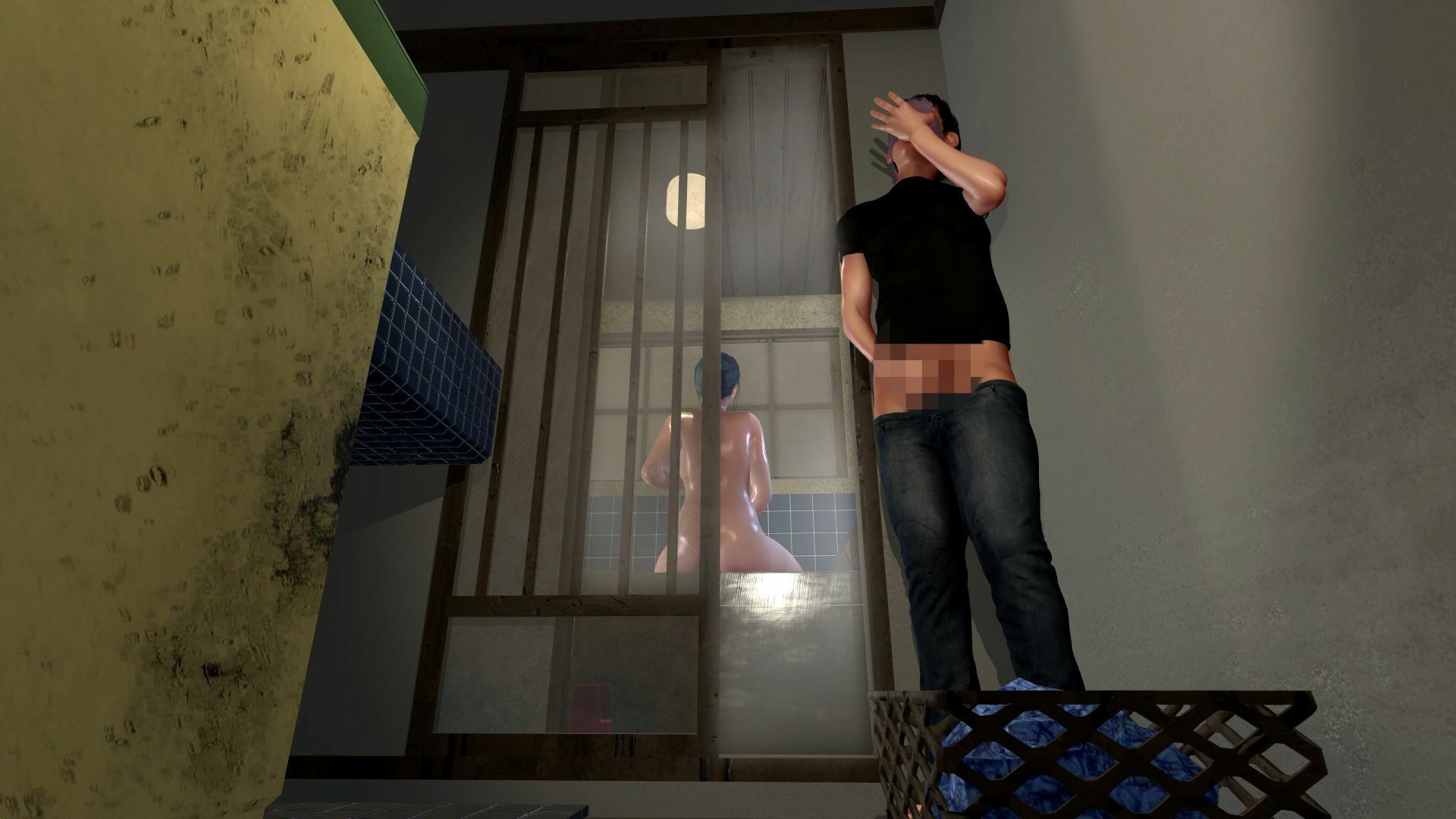 義母のオナニーを覗いてしまって禁断の近親相姦