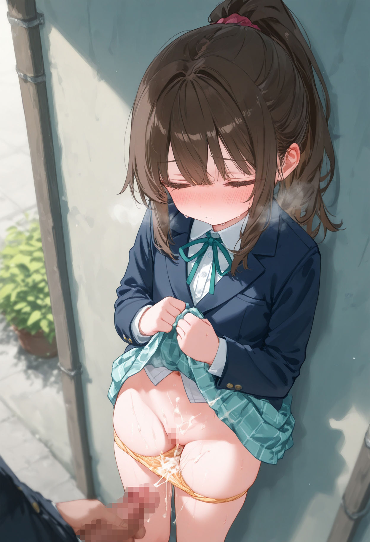 可愛い女の子のおまんこ見ながらパンツの中に射精したい！