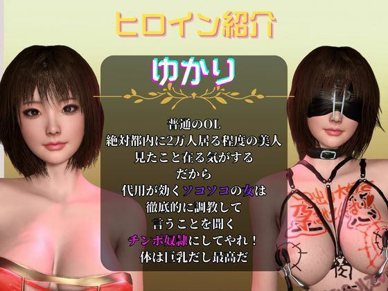 顔はそこそこなのに体が百点な頭の悪い女を調教して奴●にしてみた