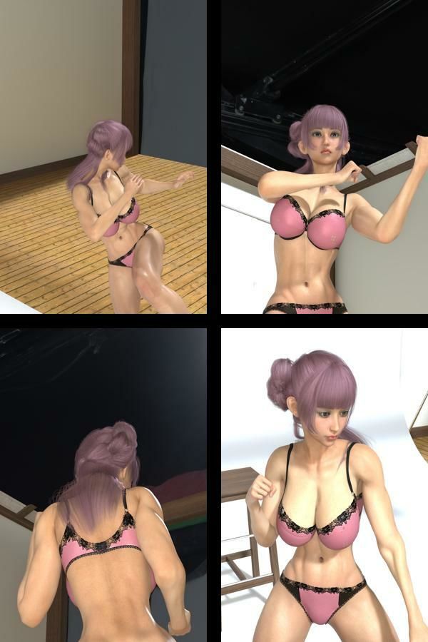 【TD100】最強のギャルキャバ嬢ボディビルダー『金城史恵（きんじょうふみえ）』の筋肉質ムキムキ写真集 Muscler-13