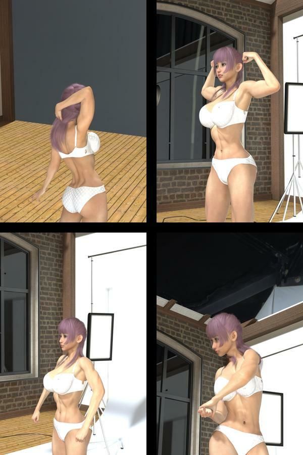 【TD100】最強のギャルキャバ嬢ボディビルダー『金城史恵（きんじょうふみえ）』の筋肉質ムキムキ写真集 Muscler-14