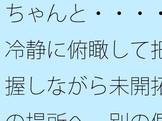【無料】ちゃんと・・・・冷静に俯瞰して把握しながら未開拓の場所へ 別の側面を見ながら