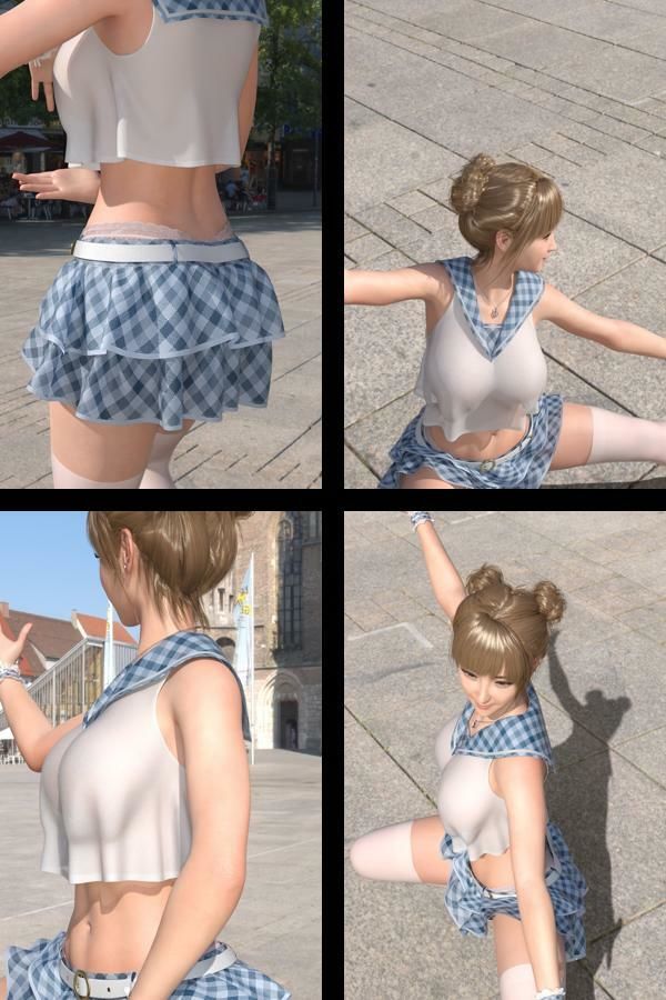 【▲All】『理想の彼女を3DCGで作ります』から生まれたバーチャルアイドル「一ノ瀬廻里（いちのせめぐり）のスポーツウェア写真集:Sporty_08