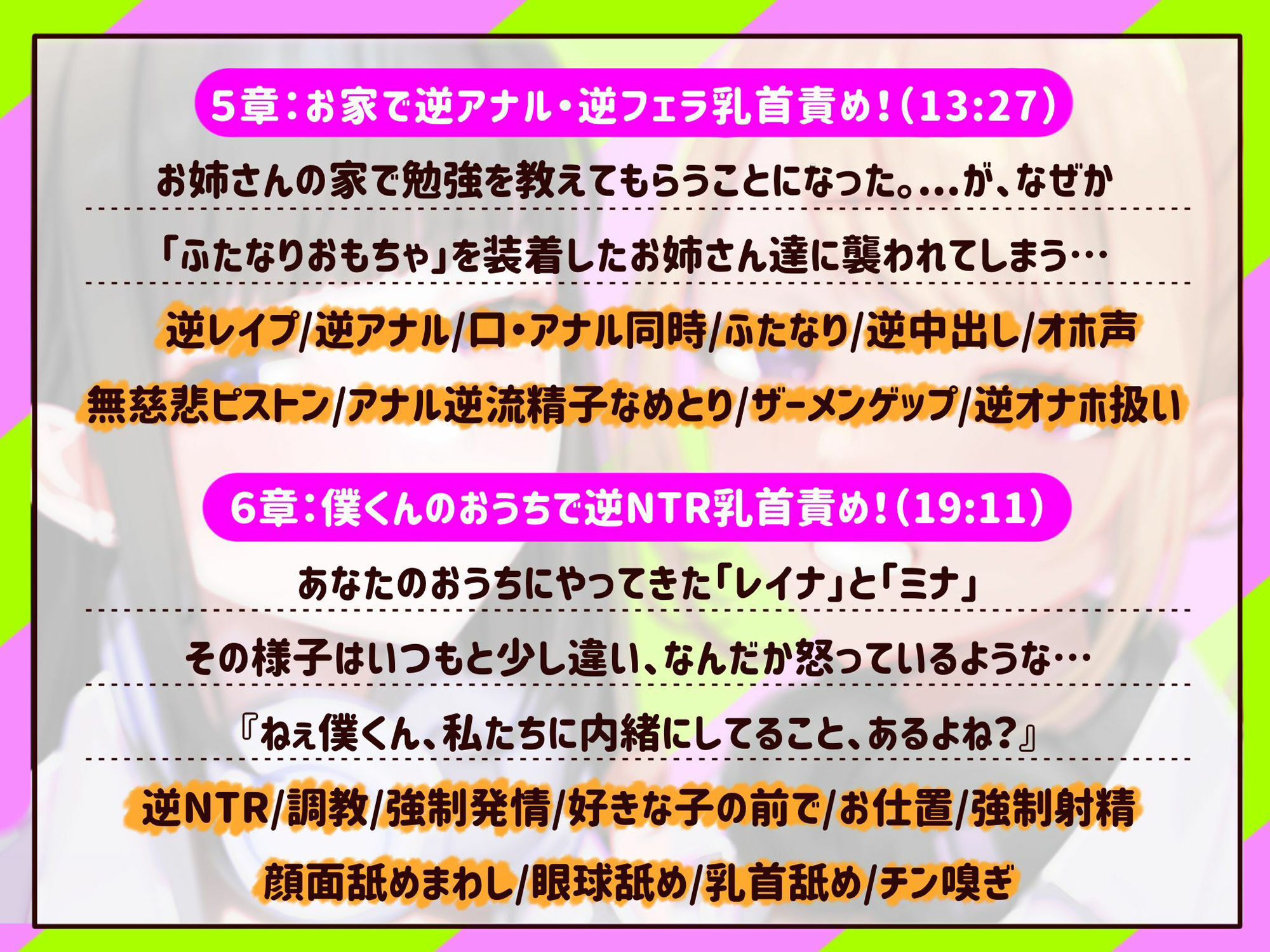 【M向け】【乳首調教】乳首コントロール〜FPSで知り合ったお姉さん達に僕の乳首が壊されるまで〜【奴●堕ち】