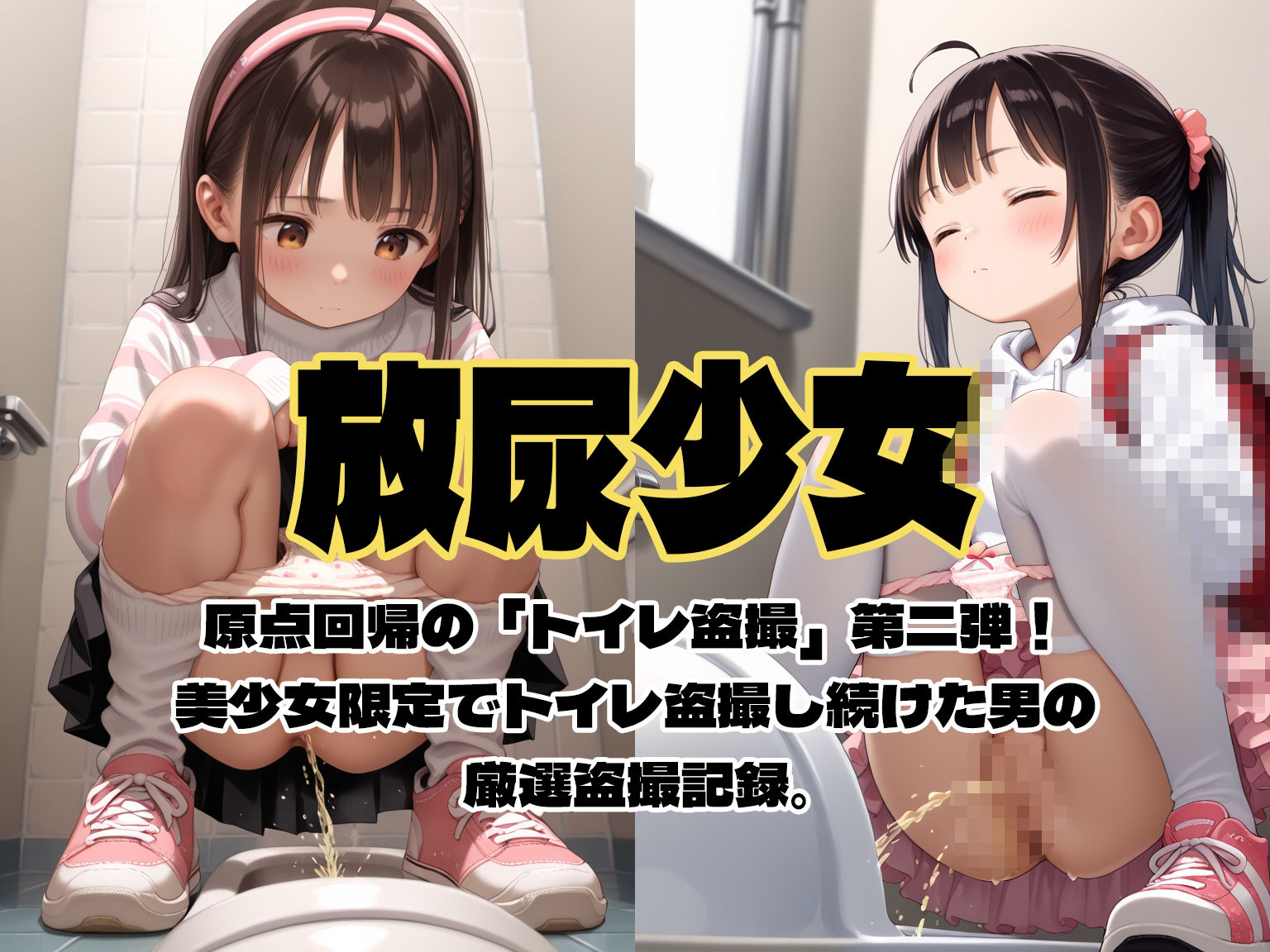 【270枚】放尿少女〜トイレ盗撮2〜