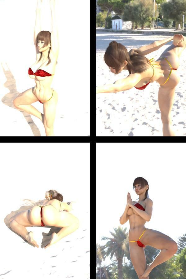 【TD100】最強のギャルキャバ嬢ボディビルダー『金城史恵（きんじょうふみえ）』の筋肉質ムキムキ写真集 Muscler-18