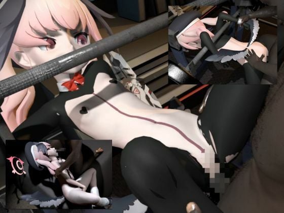 ブルアカ下江コハルを黒人のデカチンでガバマンに調教してあげよう総集編。動画10本とイカれた物量