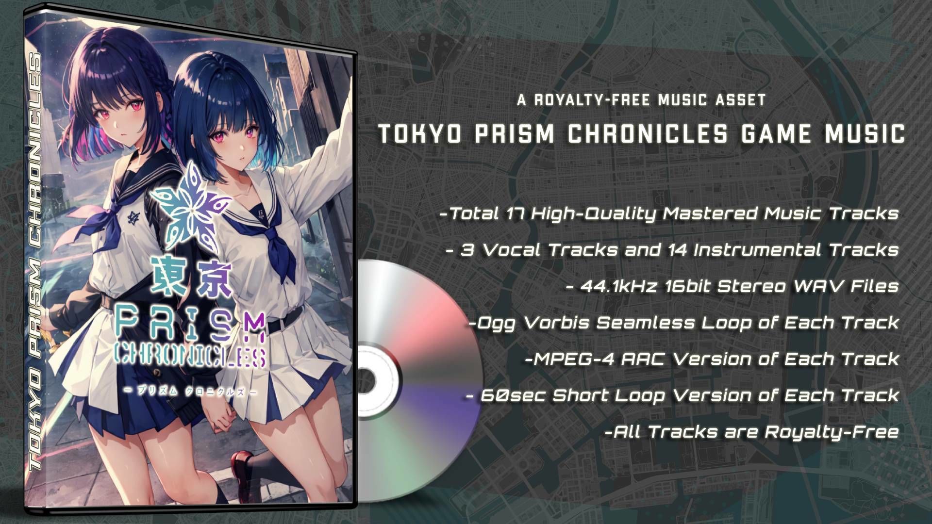 【BGM素材】Tokyo Prism Chronicles Game Music