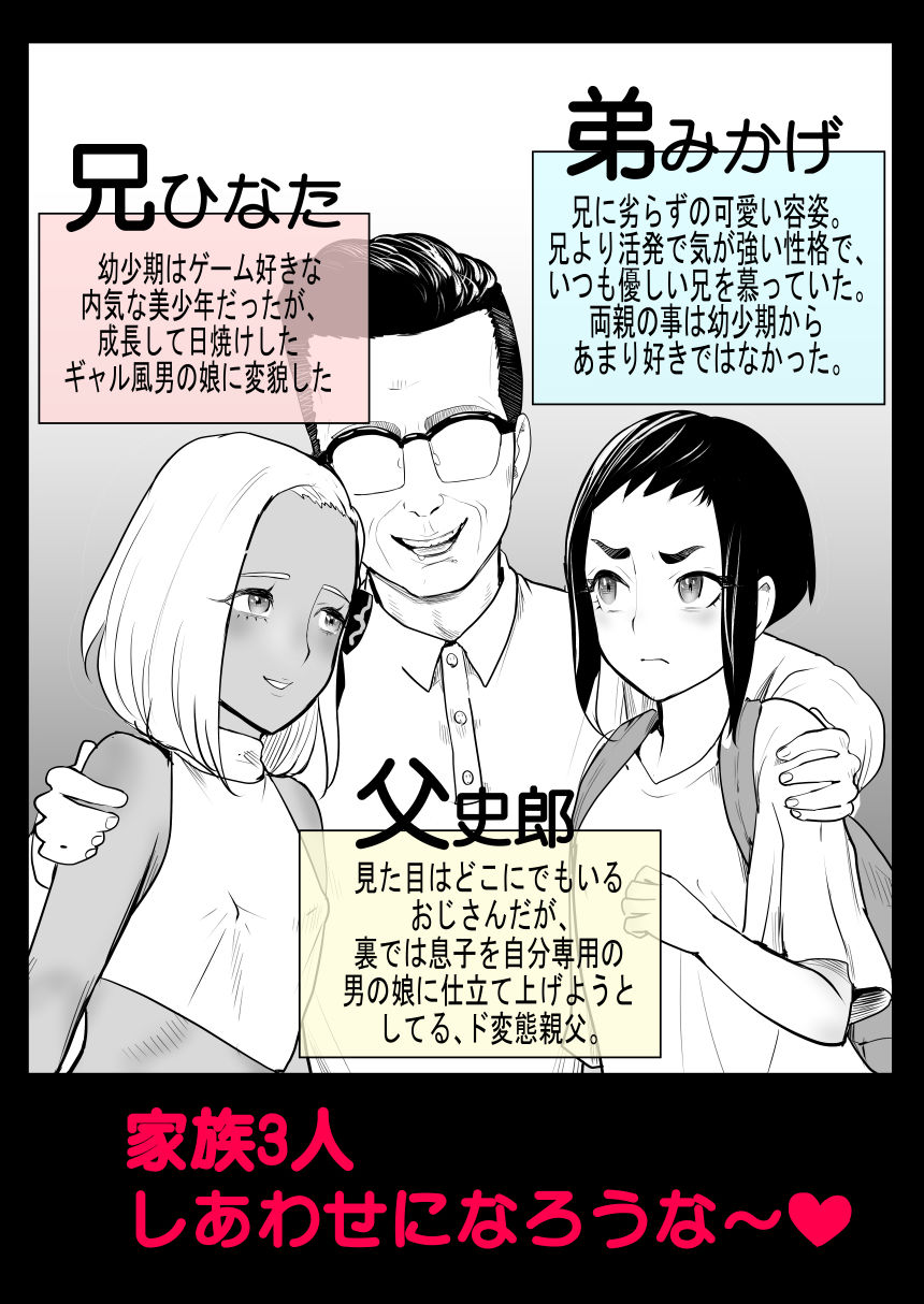 脳改造しあわせ家族1ー再開した兄は父の男の娘性奴●にー