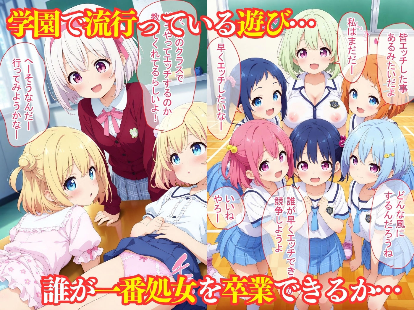 学校で流行のセックス？やって処女卒業してみた！