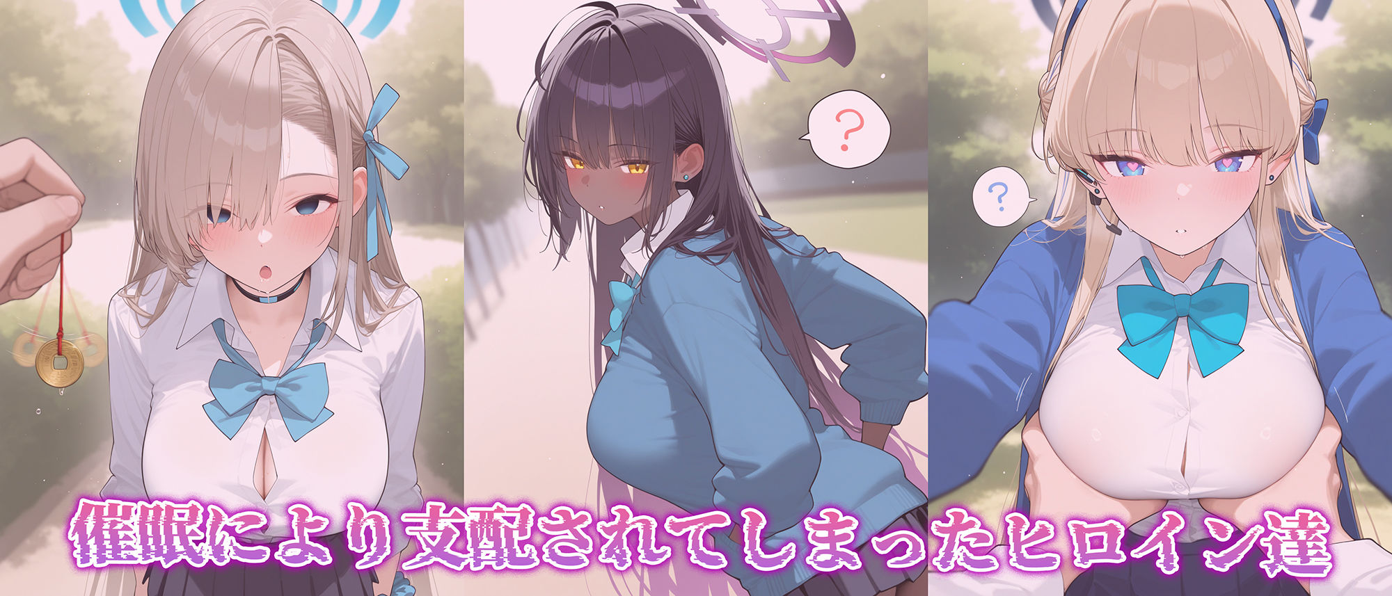 【催●性支配】強●淫乱ヒロイン化 C&C編【角○カリン/一○瀬アスナ/飛○馬トキ】