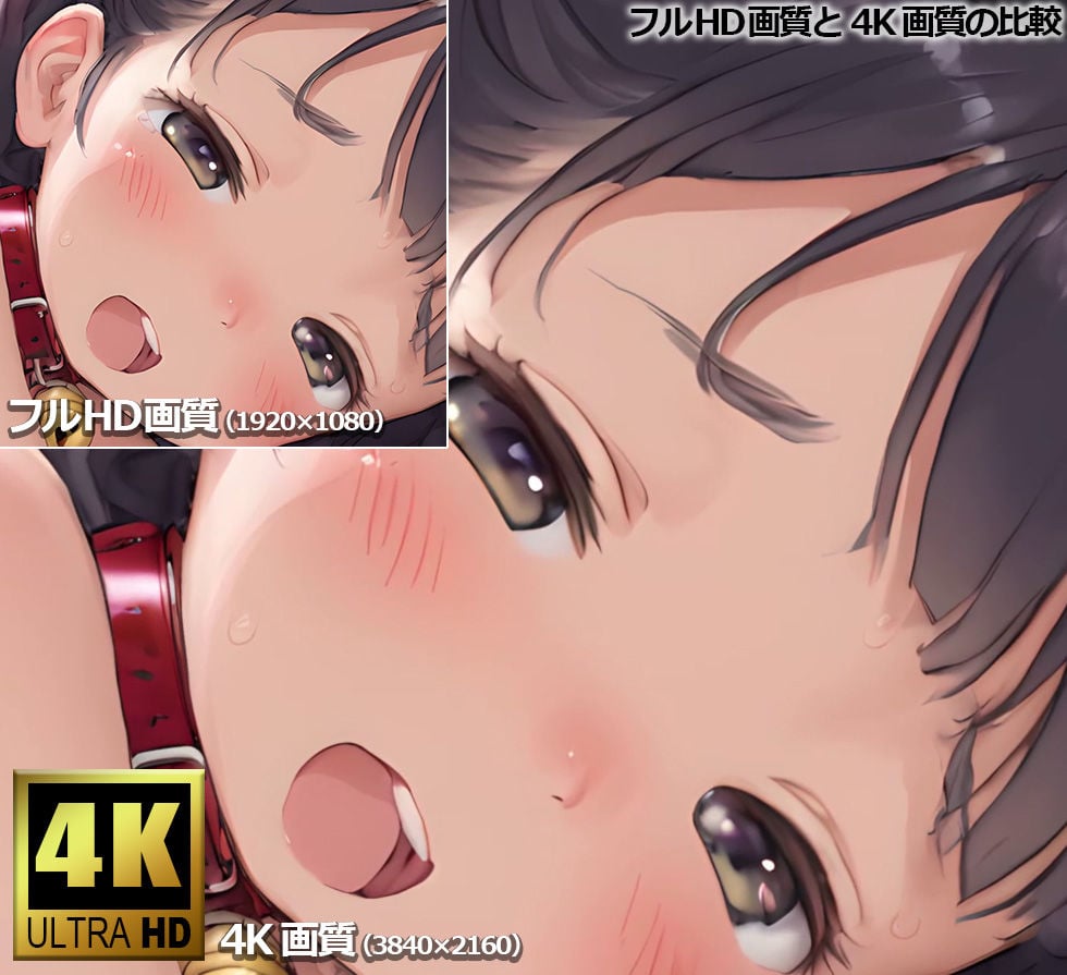 【4K超画質アニメ】総集編 つるぺたおんなのこ100人10時間
