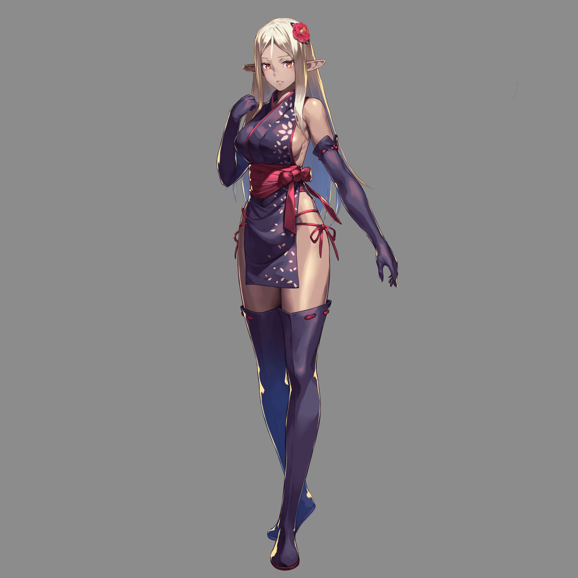 雪夜さんと交際 〜ダークエルフ忍さんといちゃラブご奉仕生活〜