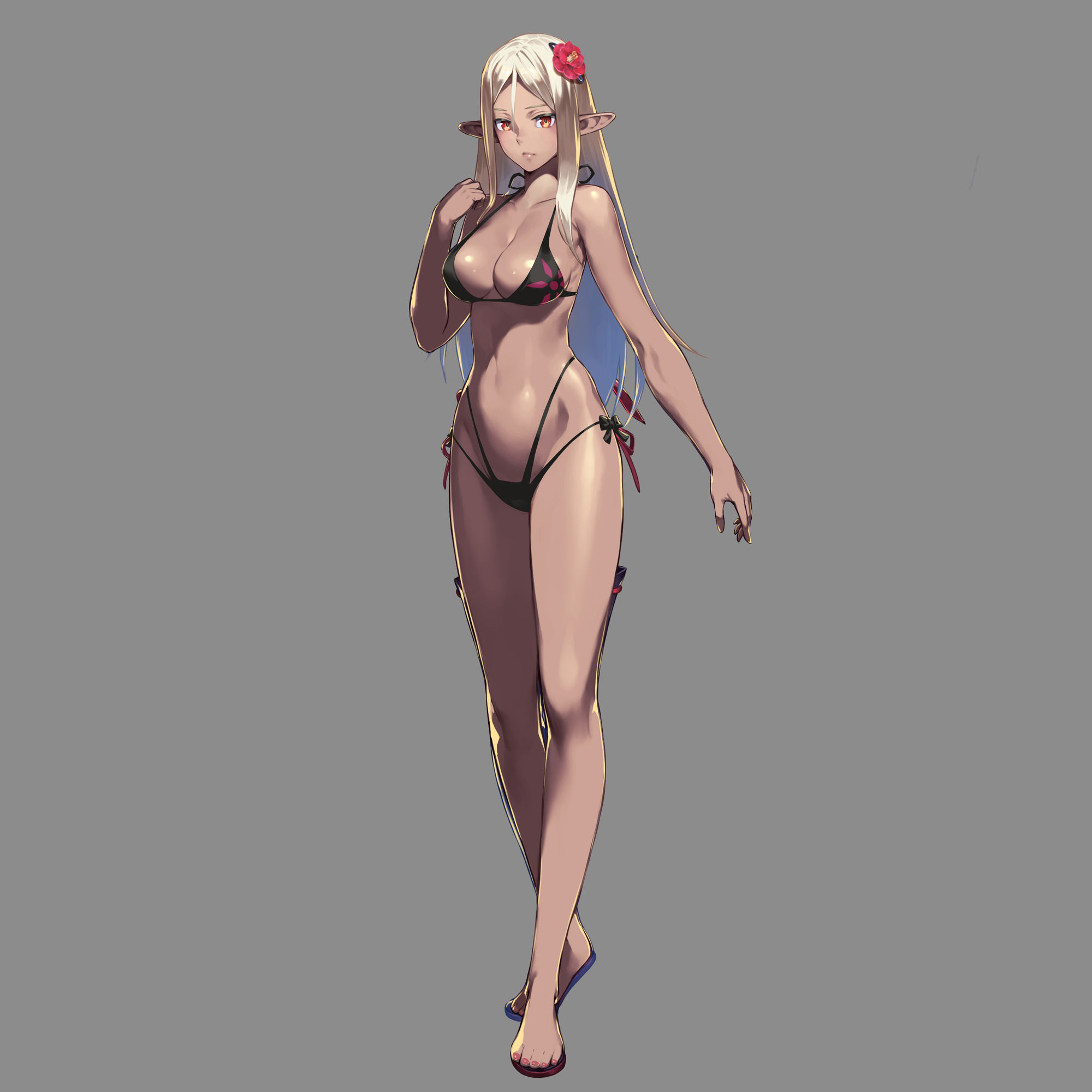 雪夜さんと交際 〜ダークエルフ忍さんといちゃラブご奉仕生活〜