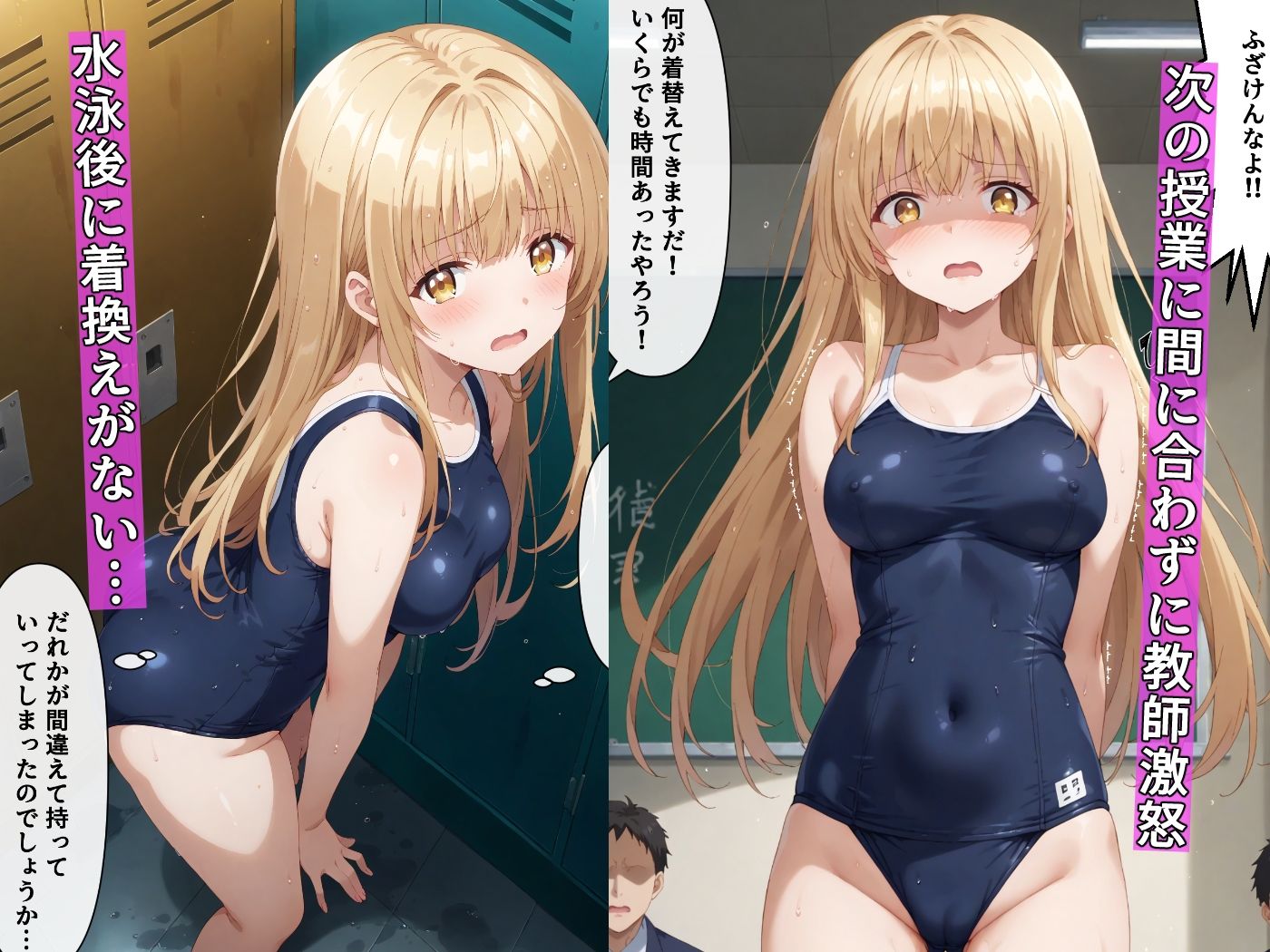 クラスメイトに全裸放尿を見られた椎名〇昼が当然脅される話