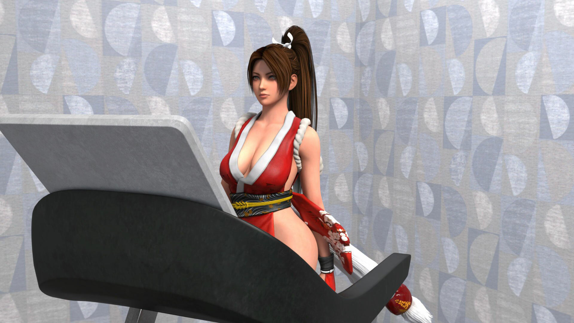 元祖セクシーくノ一『不知火舞』の丸出しおっぱいの乳揺れでヌキまくろう