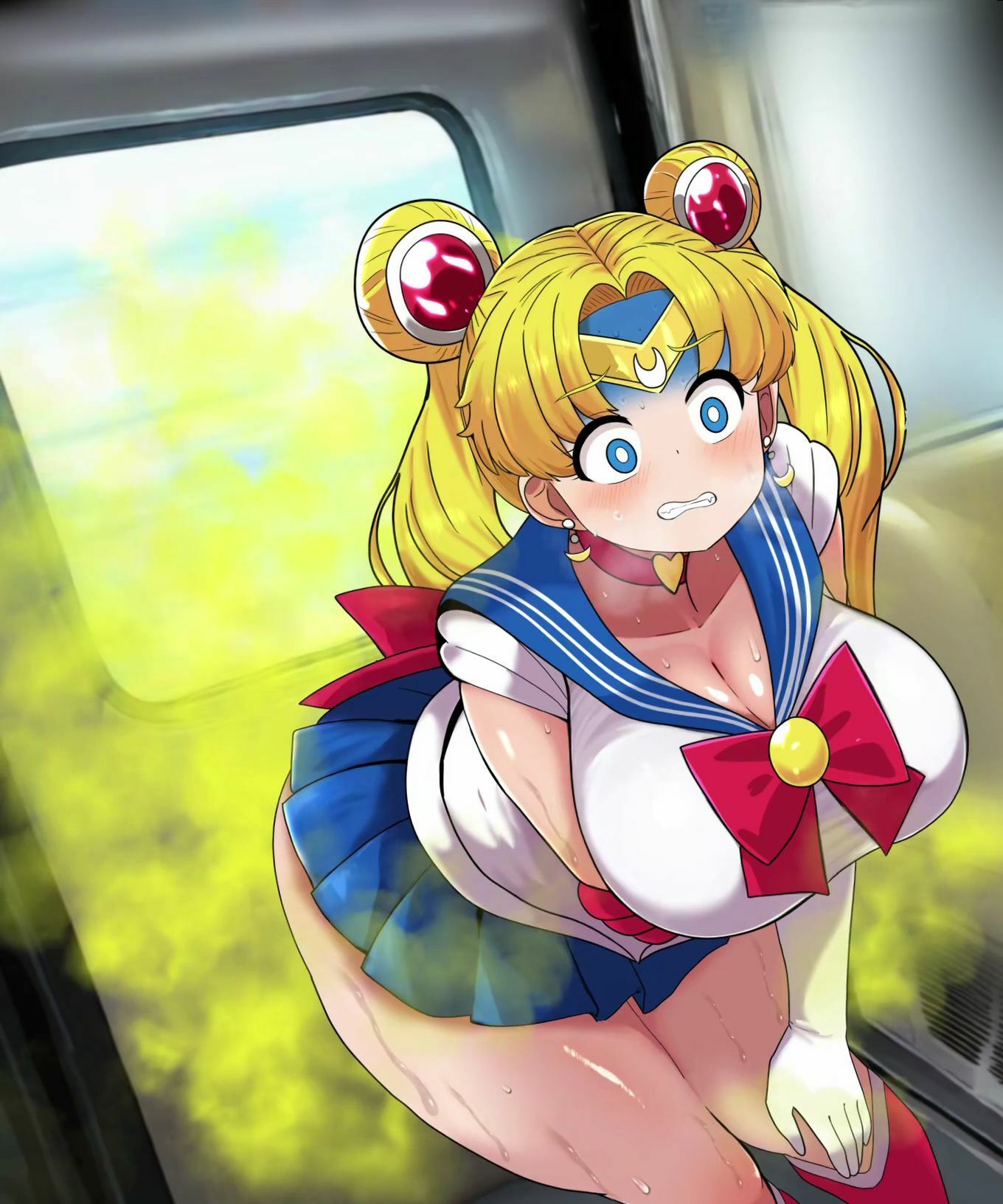 便意我慢&着衣脱糞アニメーション(17)セー●ームーン