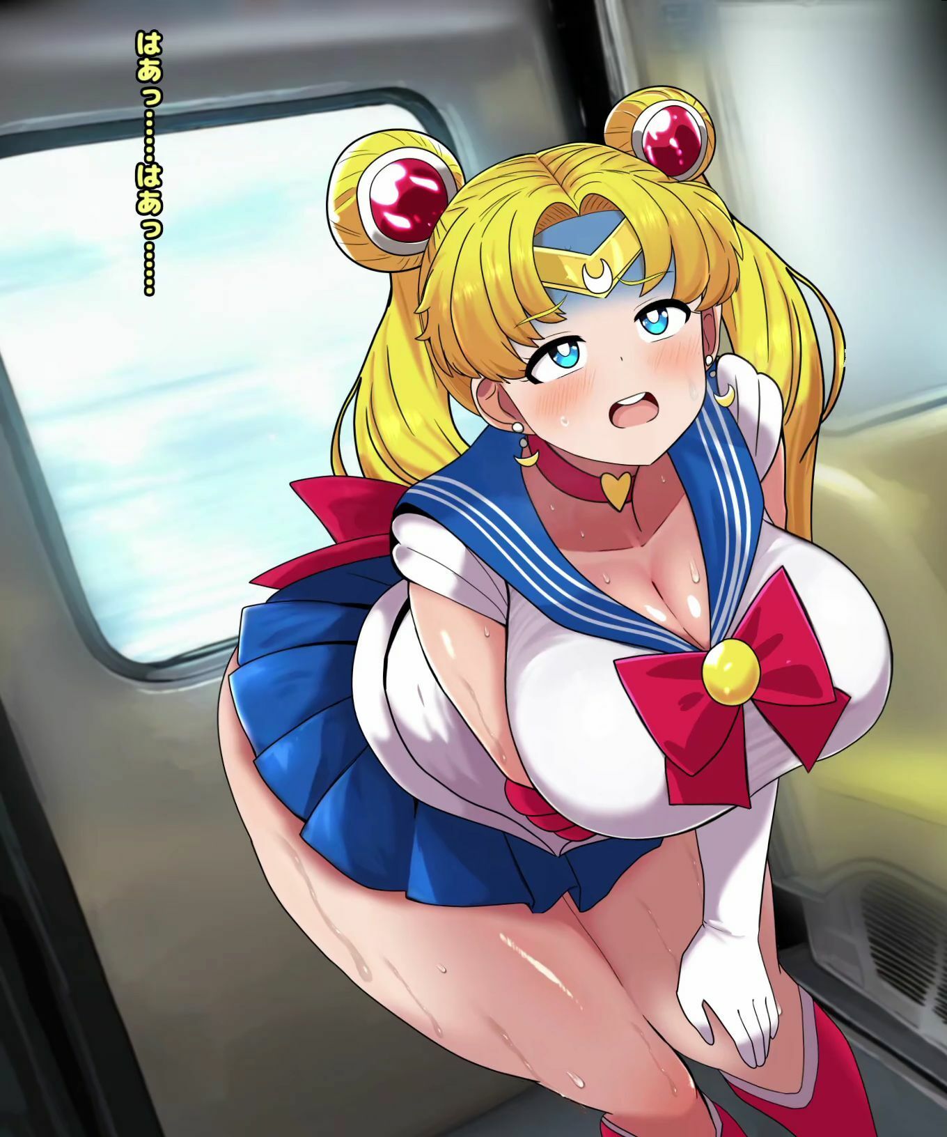 便意我慢&着衣脱糞アニメーション(17)セー●ームーン