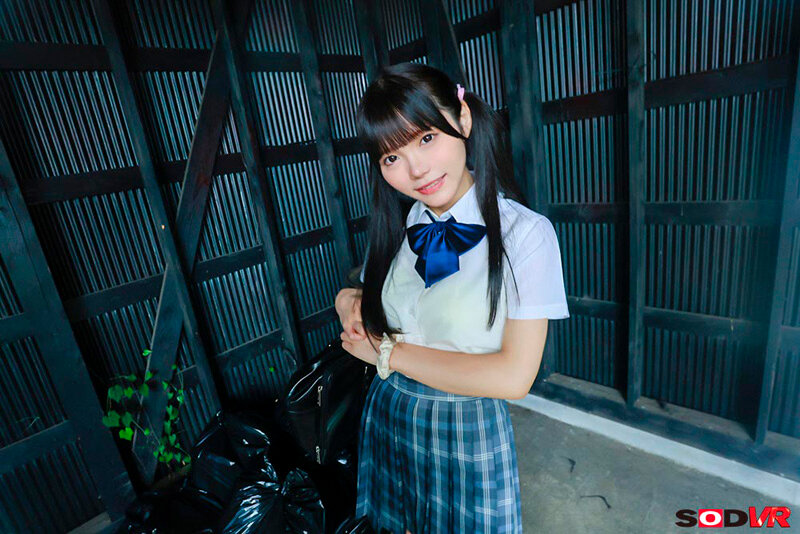 【VR】【8K】【高画質 追跡視点】休日に地域のゴミ拾いに参加する心が綺麗な少女を捕獲して淫行