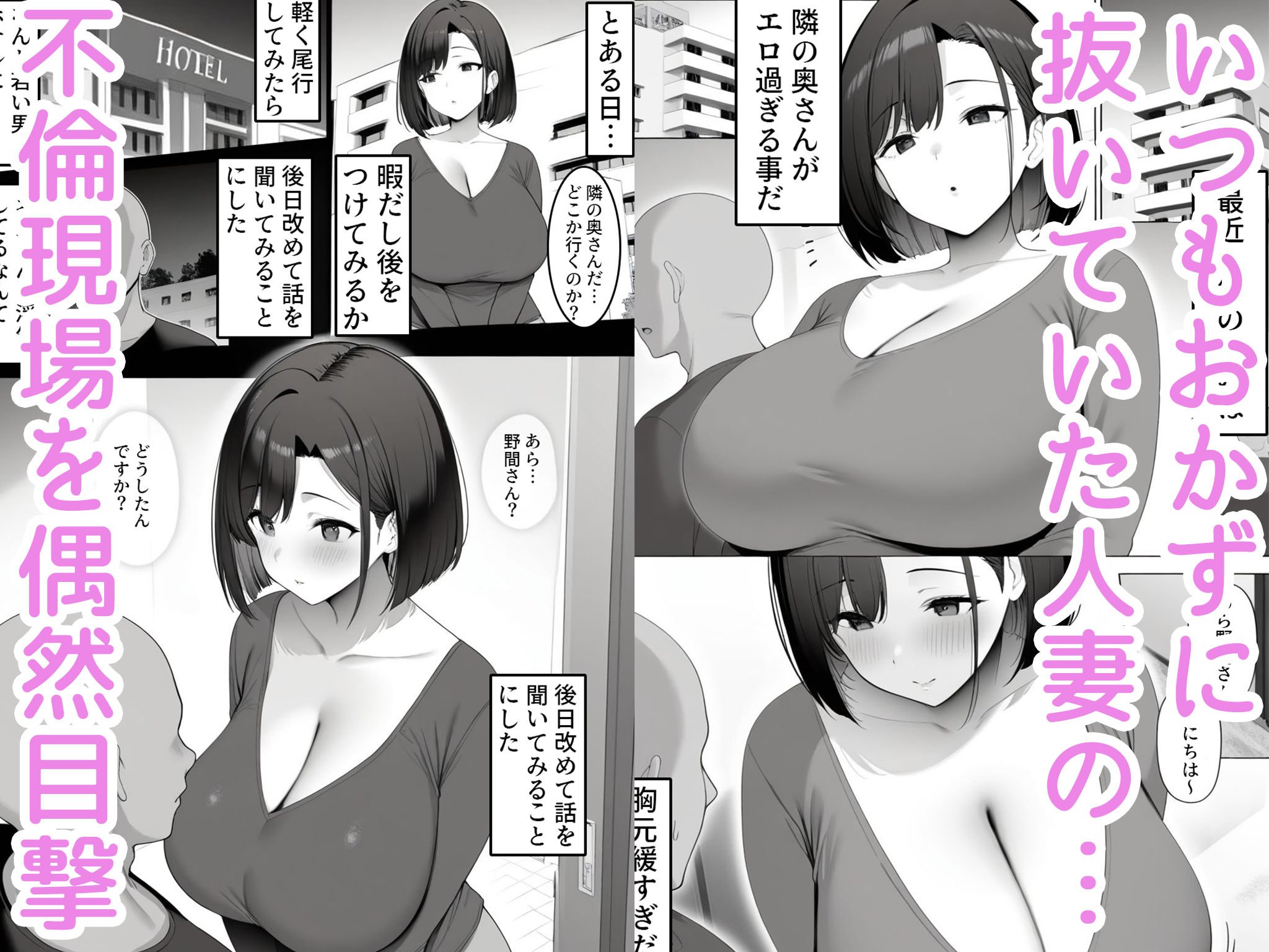隣に住んでるデカパイ淫乱人妻のメス穴調教NTRセックス