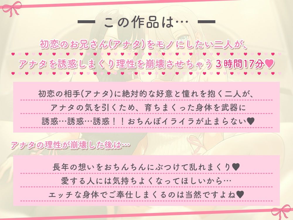 初恋のお兄さん（アナタ）をオトす誘惑メンエスごっこ♪ 〜アナタが理性崩壊してお射精おねだりしちゃうまで〜