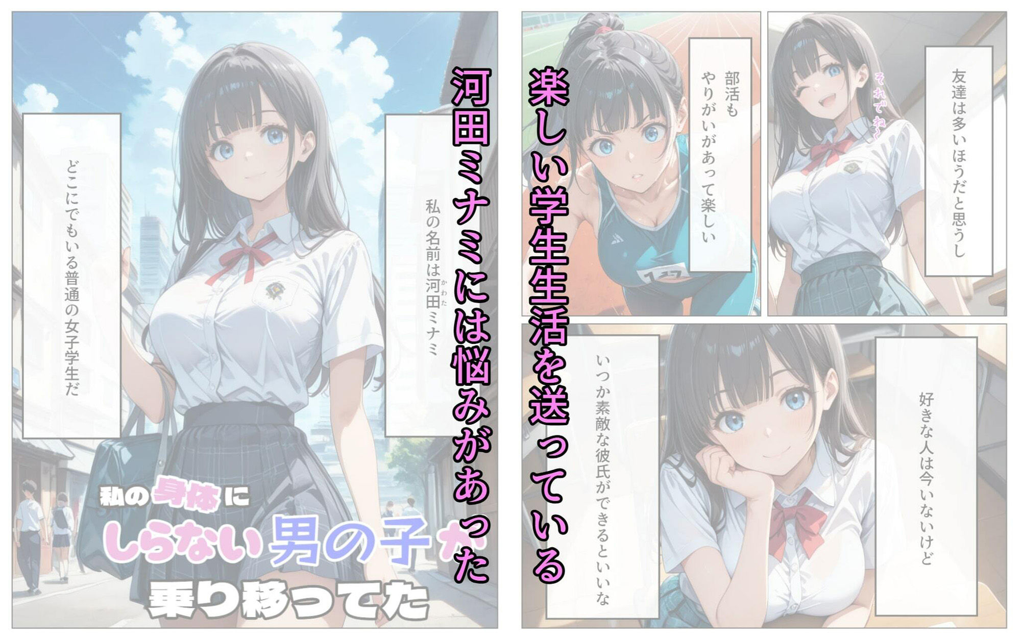 私の身体に知らない男の子が乗り移ってた