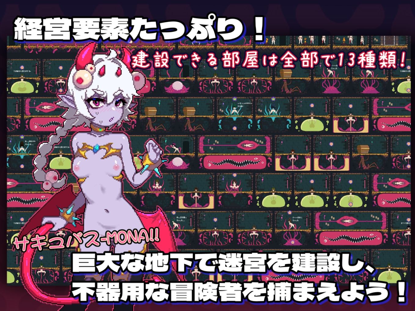 MazeCave〜俺の感覚遮断触手ダンジョン!