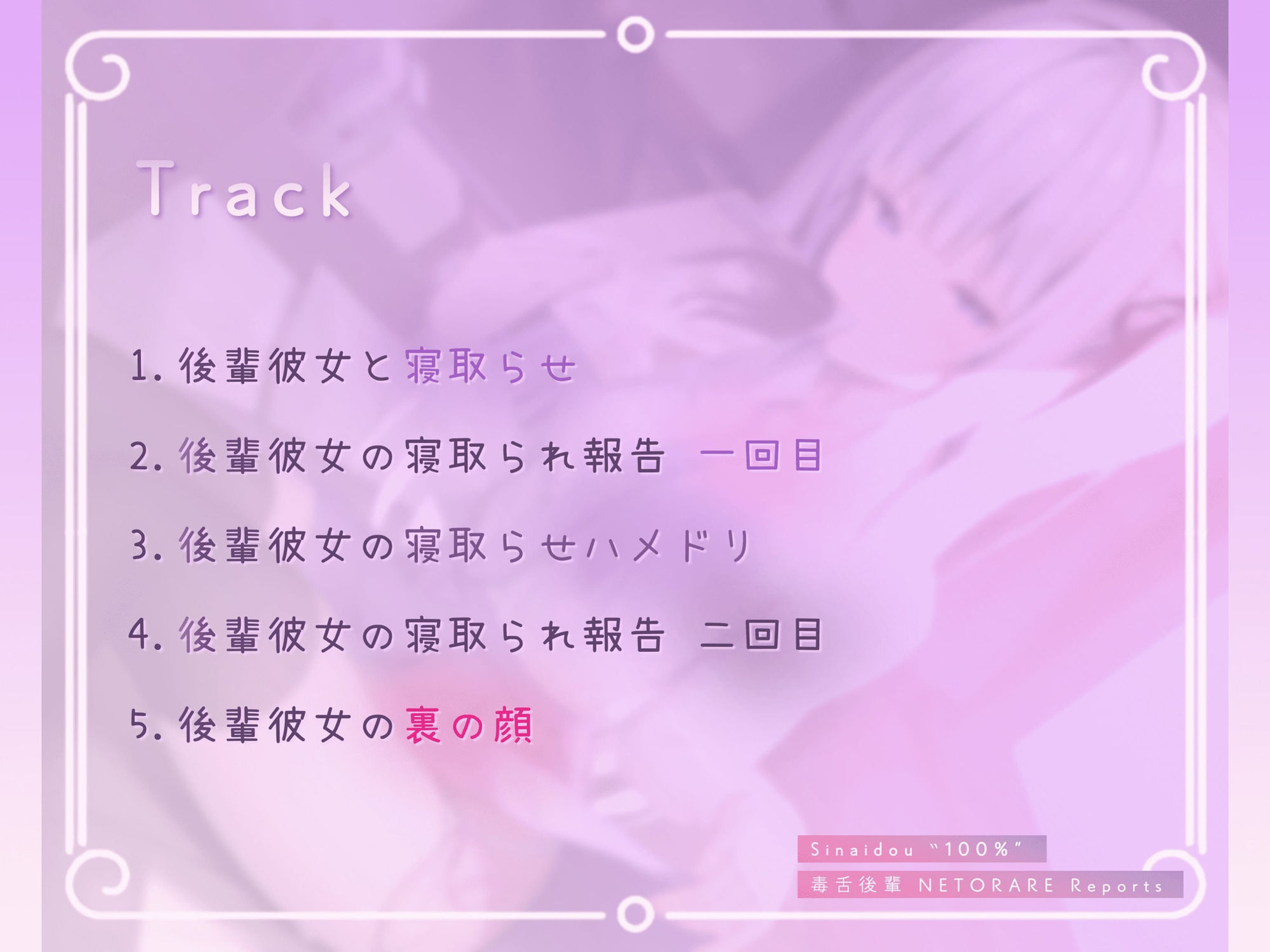 【ネトラセ】親愛度100％毒舌後輩の寝取られ報告〜裏表ver〜