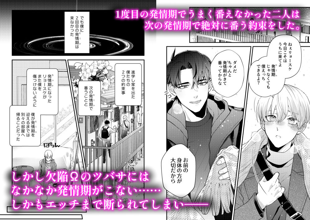 優しすぎるαと欠陥Ωの愛の巣はこちら