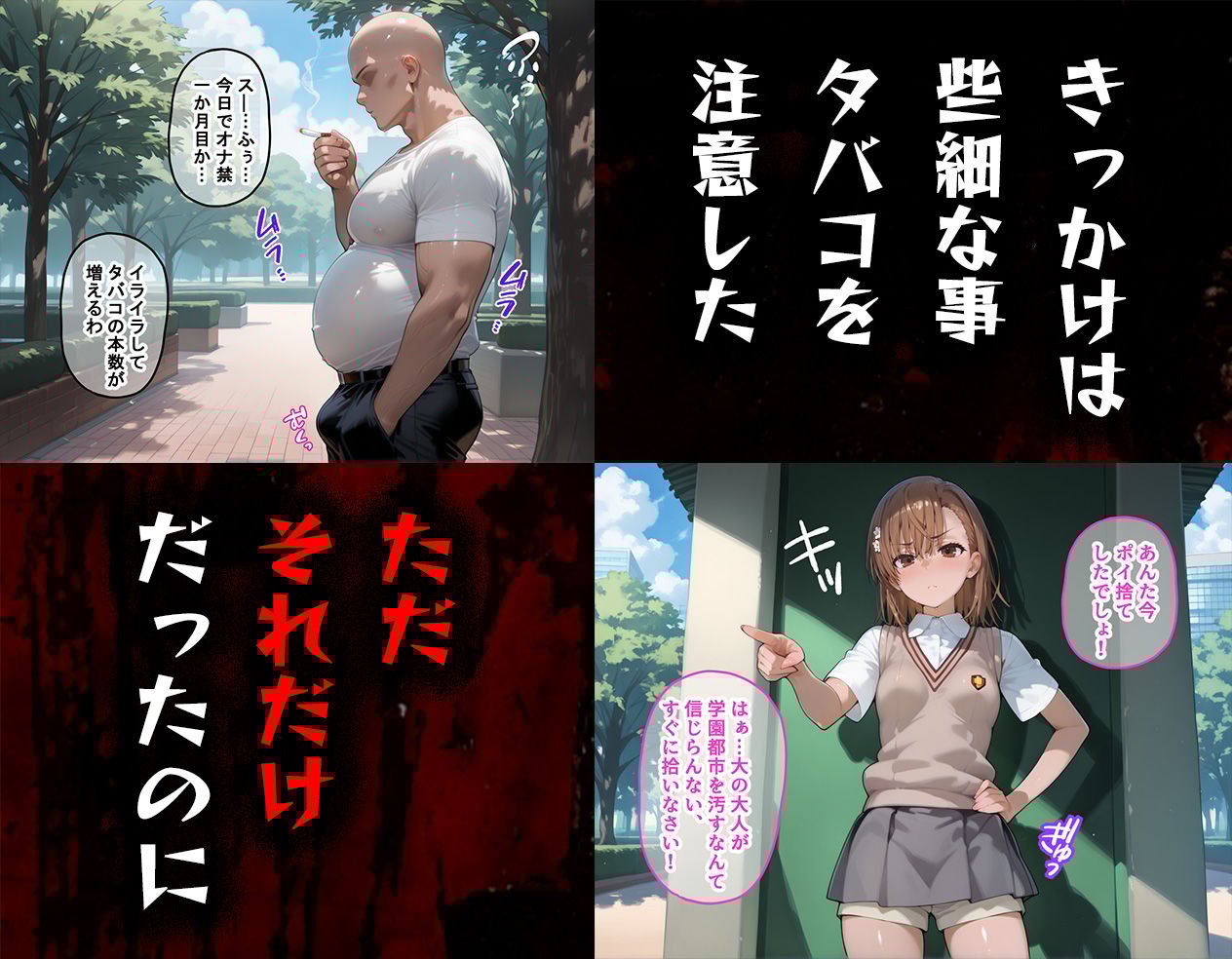 タバコを注意しただけなのに とある科学の超電磁砲 御坂美琴編