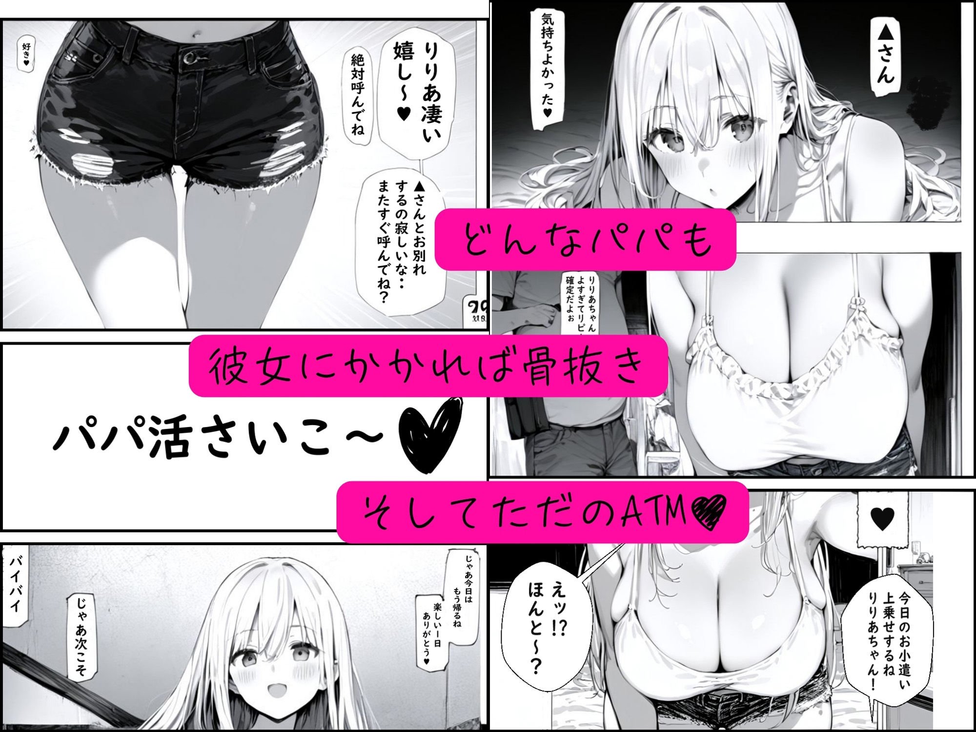 無敵のパパ活女子りりあちゃんが負ける話