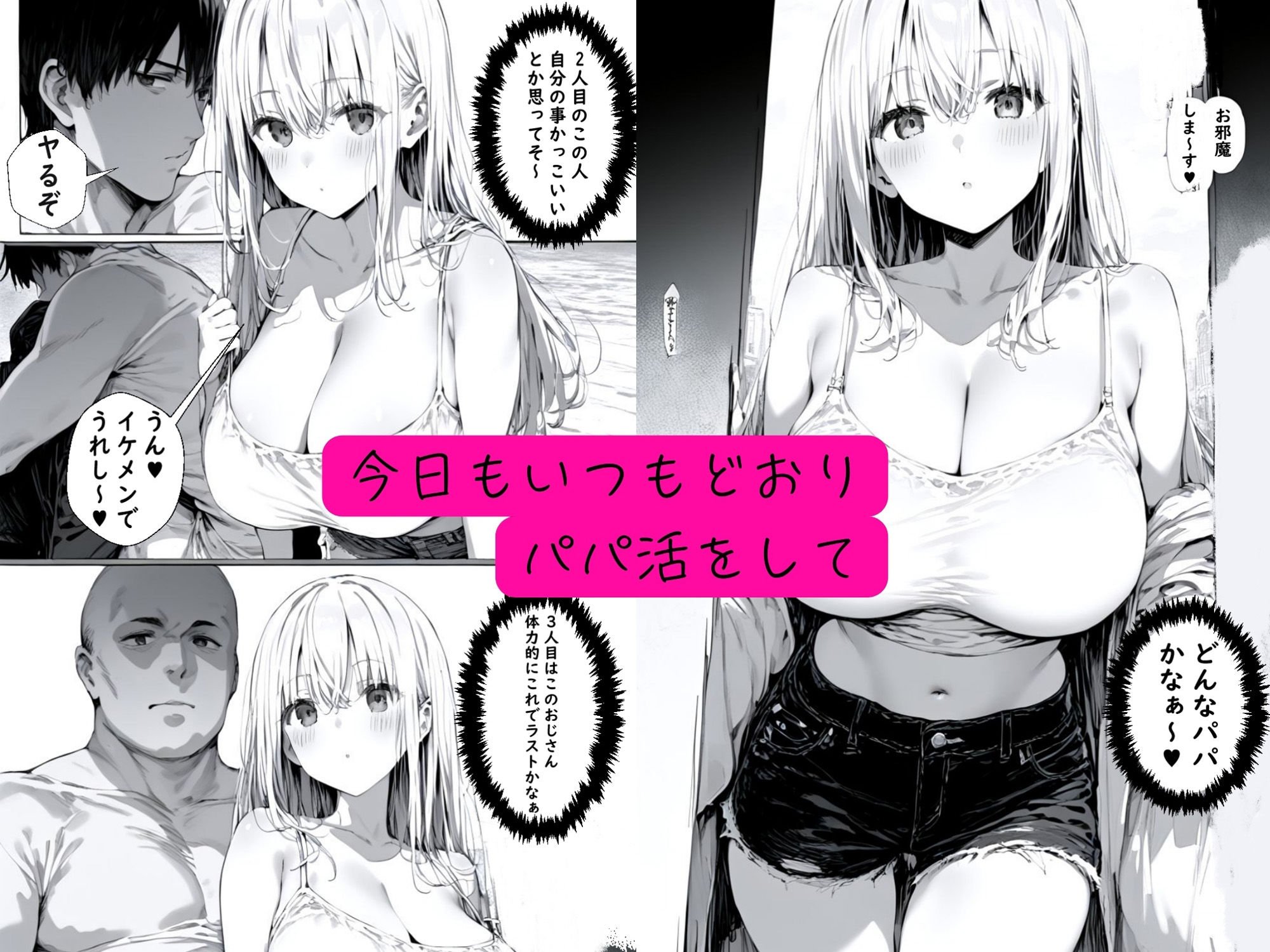 無敵のパパ活女子りりあちゃんが負ける話