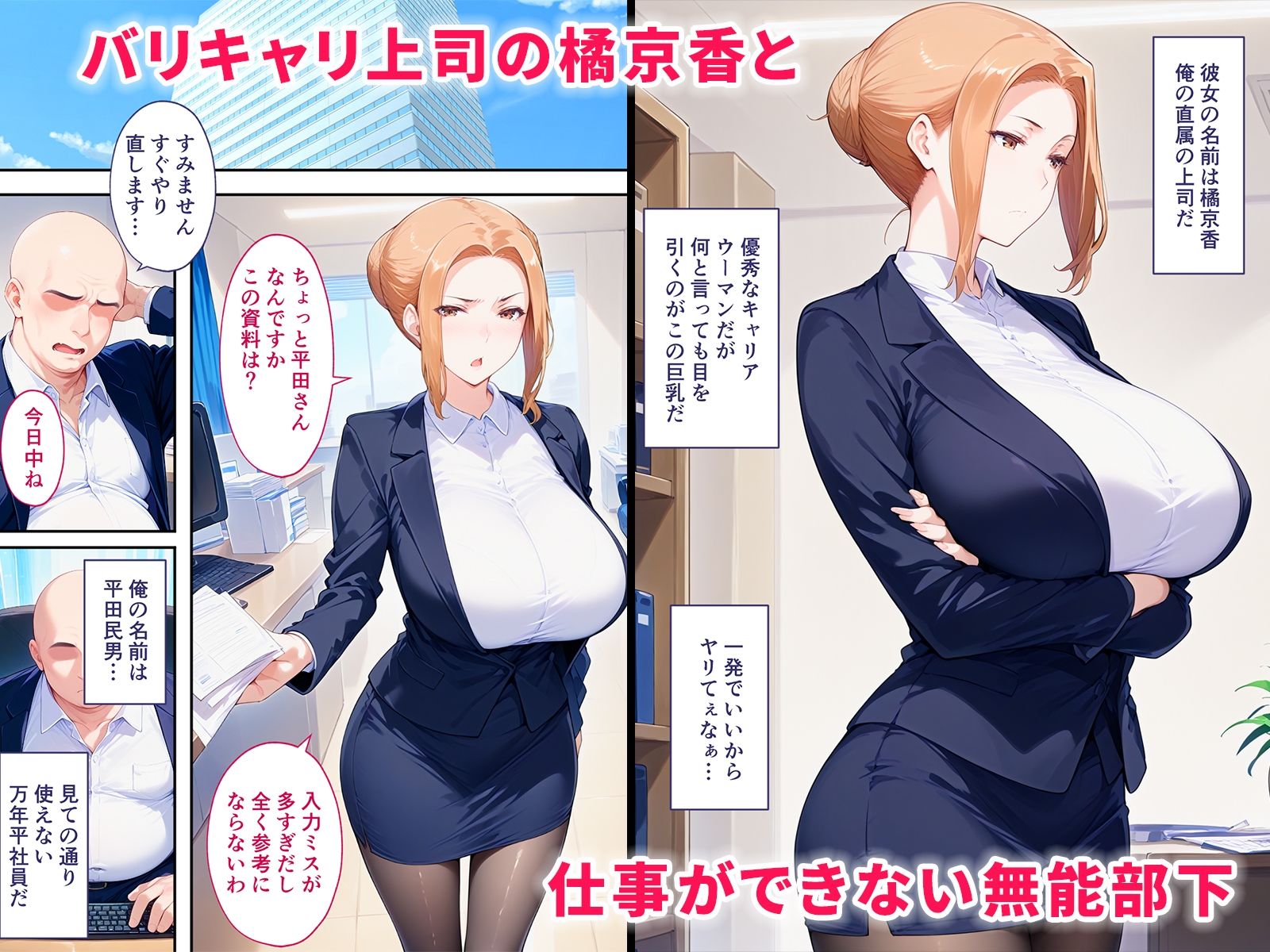 橘さんが無能部下に催●アプリで寝取られメス堕ちして孕まされる話