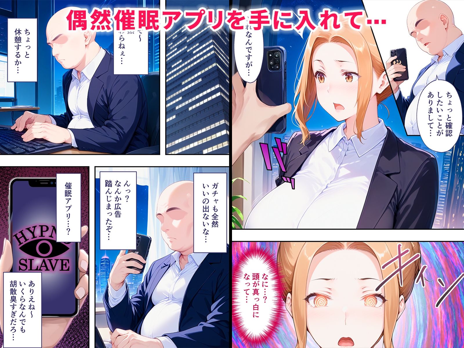 橘さんが無能部下に催●アプリで寝取られメス堕ちして孕まされる話
