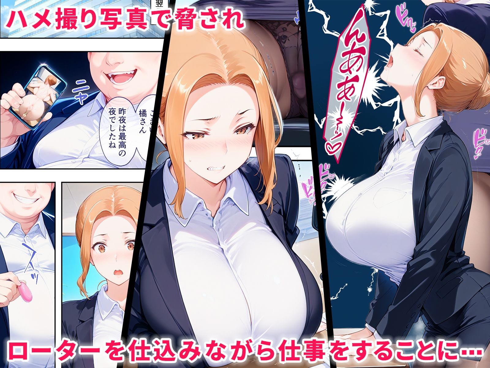 橘さんが無能部下に催●アプリで寝取られメス堕ちして孕まされる話