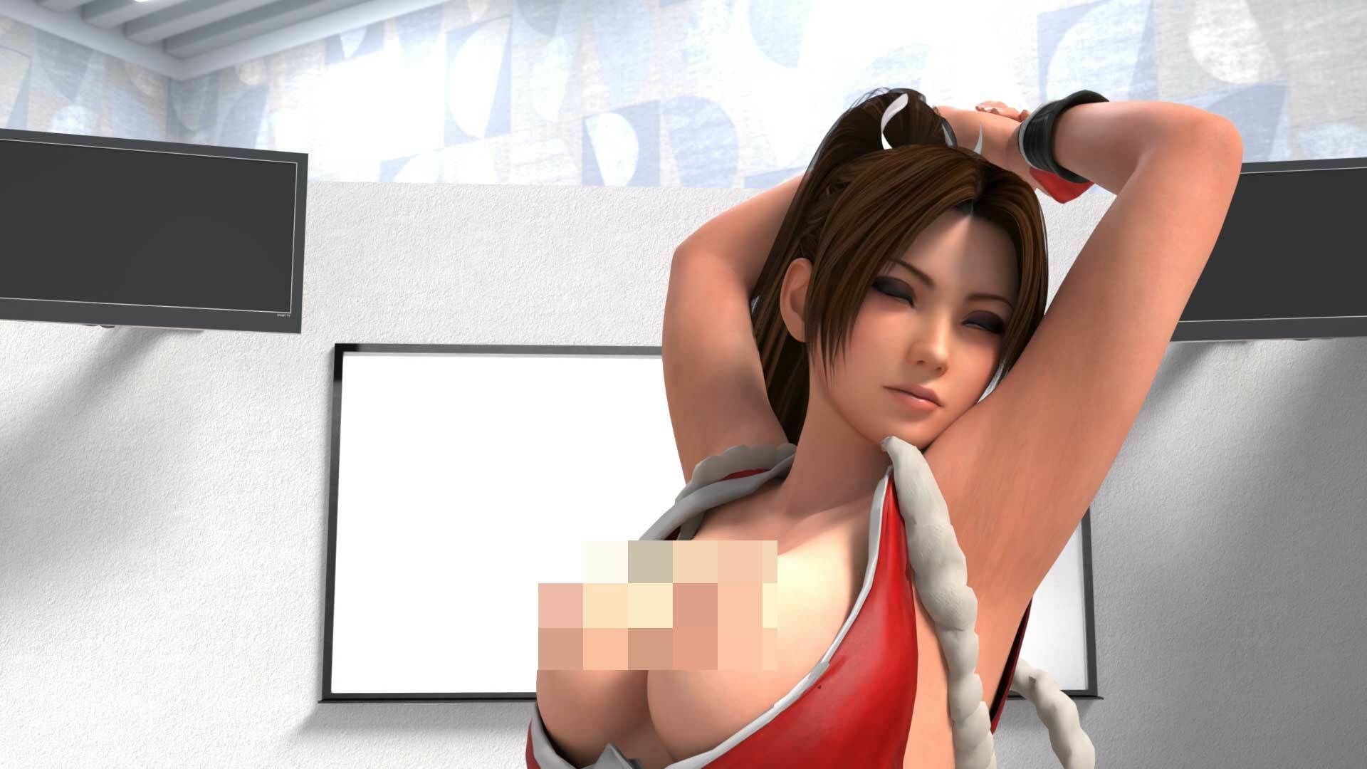 元祖セクシーくノ一『不知火舞』の丸出しおっぱいの乳揺れでヌキまくろう（セルフ・ユサユサ編3）