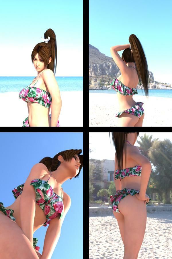 【TD100】元祖セクシー女性格闘家『不知火舞（しらぬいまい）』の学生服写真集SexyNinja-04