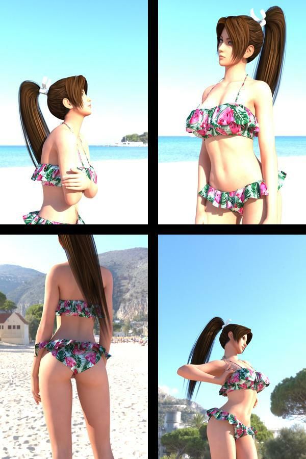 【TD100】元祖セクシー女性格闘家『不知火舞（しらぬいまい）』の学生服写真集SexyNinja-04