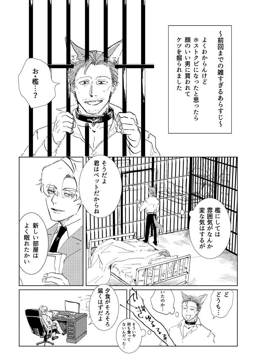 ケモミミおじさんですがスパダリ男に飼われています2